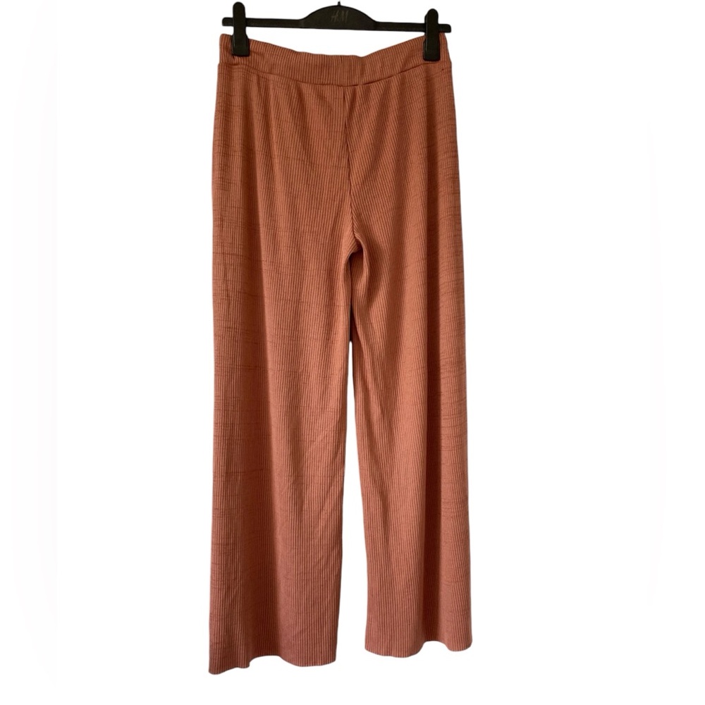 Zara Rust Wide-Leg Pants - Picture 2 of 10
